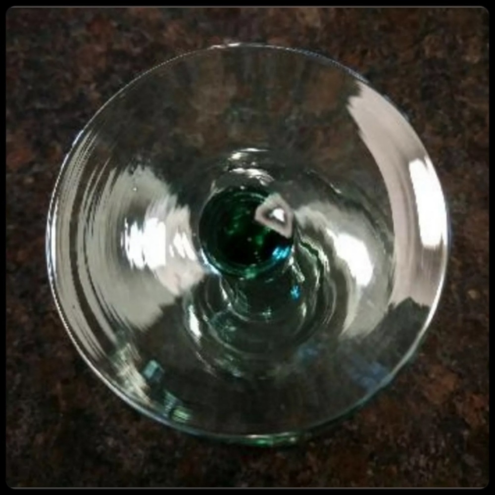 Light Green Tinted Margarita Glasses-Set of Four-Pottery Barn? - Picture 3 of 3